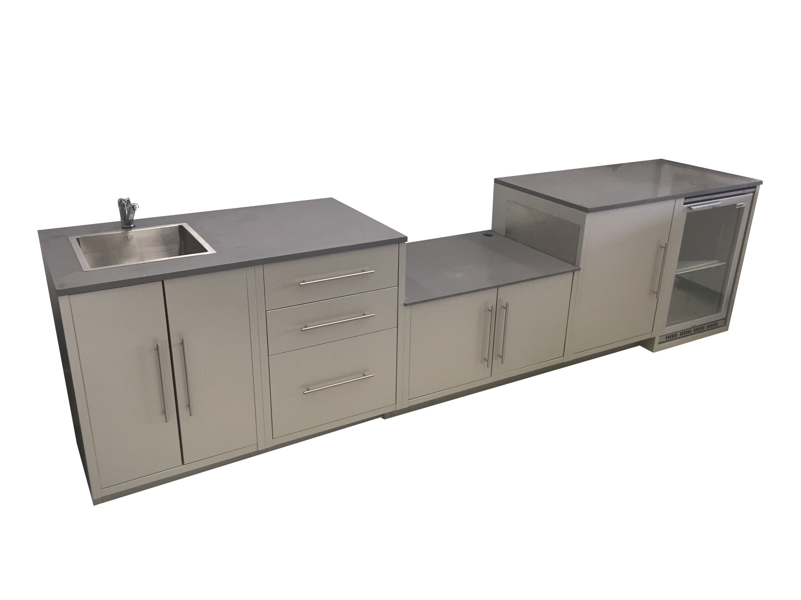 MyAlfresco 3.5 Metre Outdoor Module w Fridge & Sink 8499